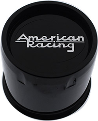 American Racing AR Cap Push Thru 130.81CB Gloss Black Wheel Center Hub Cover - Perfect for Car Enthusiasts & Custom Vehicle Upgrades