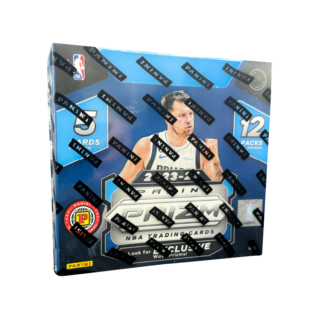 2023/24 Panini Prizm Basketball International Hobby Box - 12 Packs of Premium Trading Cards for Collectors & Investors | Perfect for NBA Fans, Card Shows & Fantasy Sports Enthusiasts