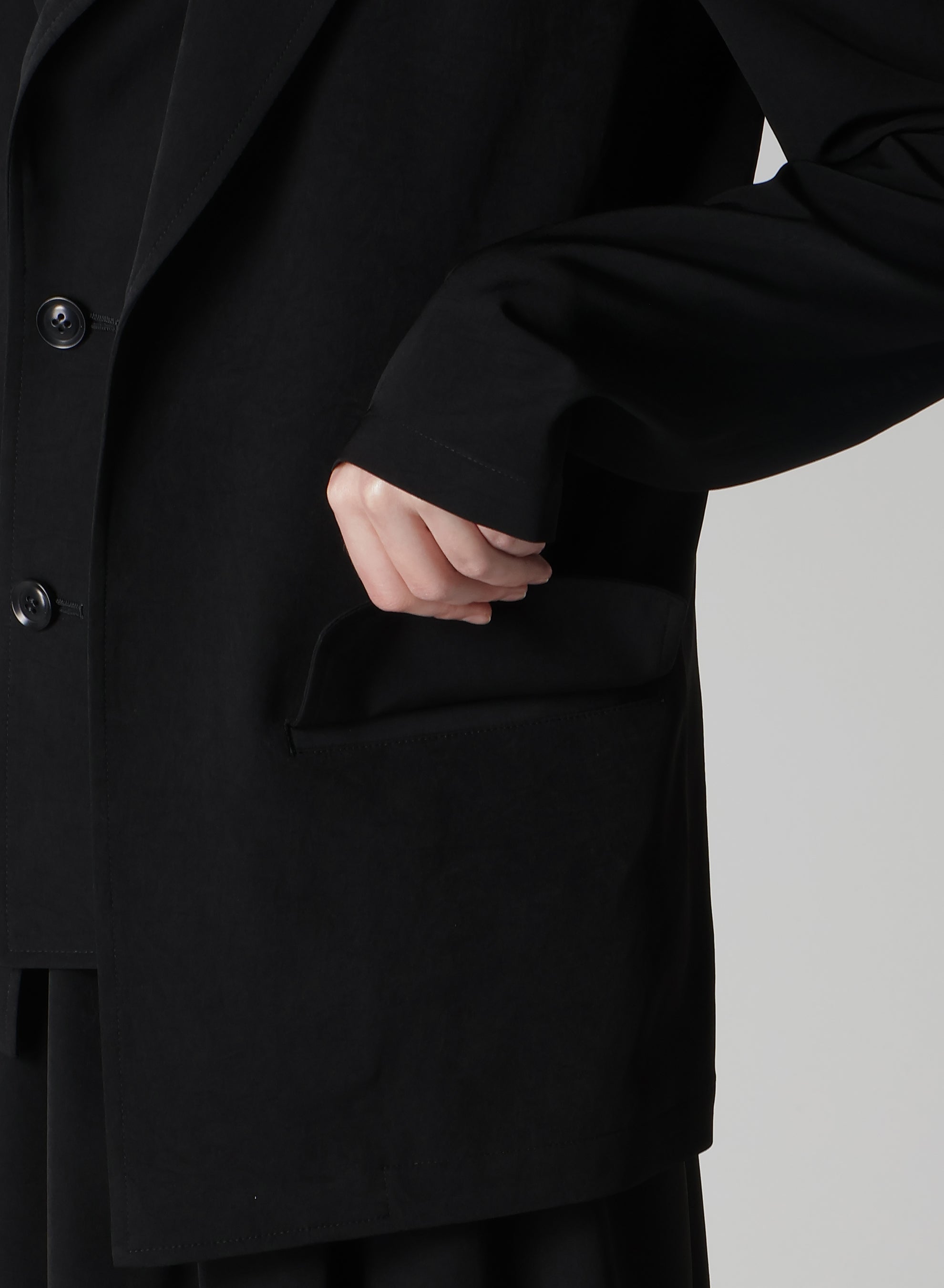 Elegant Crepe de Chine 2-Layer Jacket for Women - Lightweight & Stylish Outerwear for Office, Travel & Casual Wear