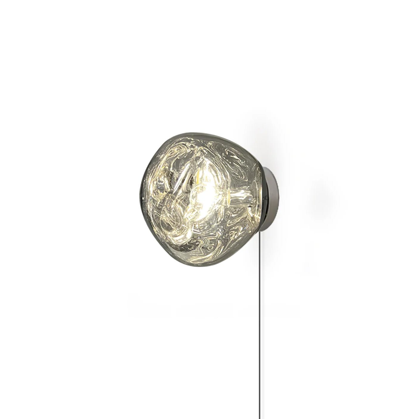 Lava Plug-in Wall Lamp - Modern LED Night Light for Bedroom, Nursery, Hallway - Soft Ambient Lighting for Kids & Adults
