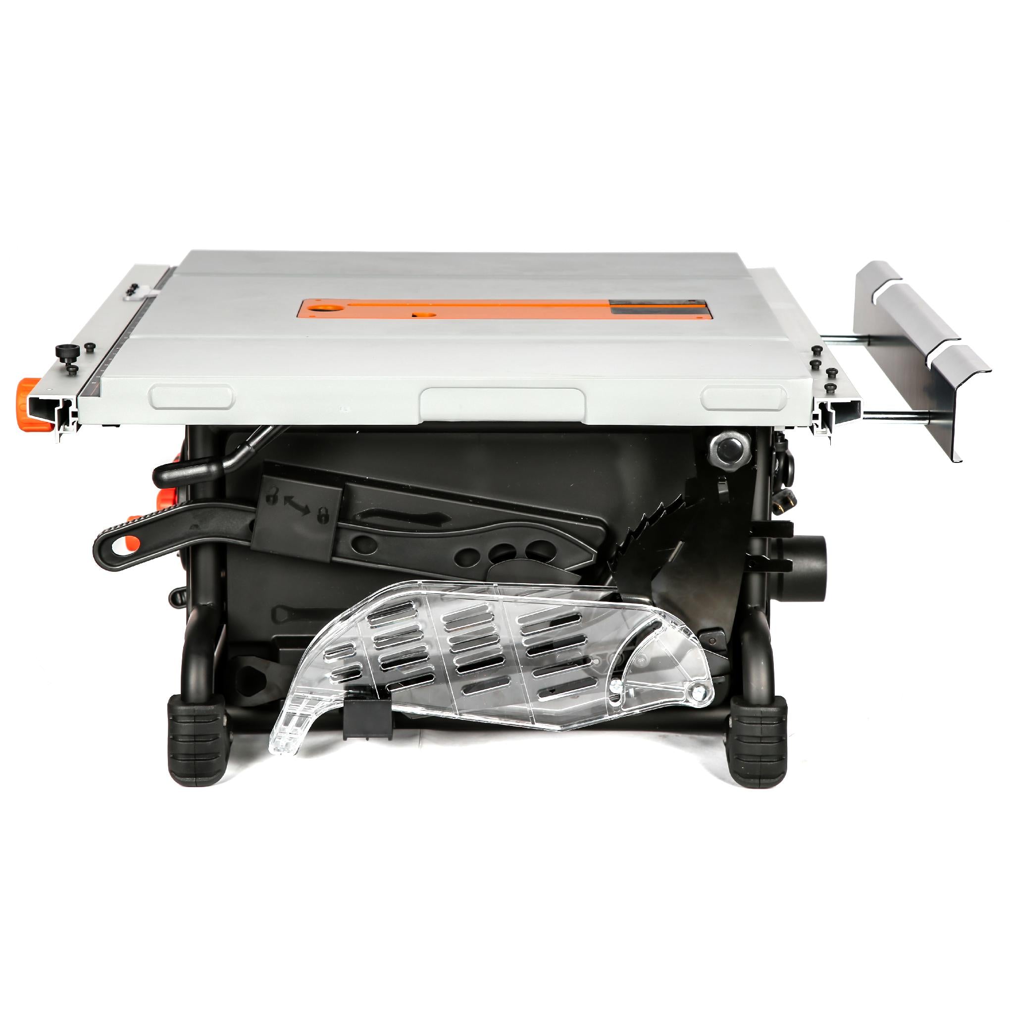WEN TT1015 15 Amp 2 HP 10 Inch Industrial Benchtop Jobsite Table Saw - Powerful Woodworking Tool for DIY Projects & Professional Workshops