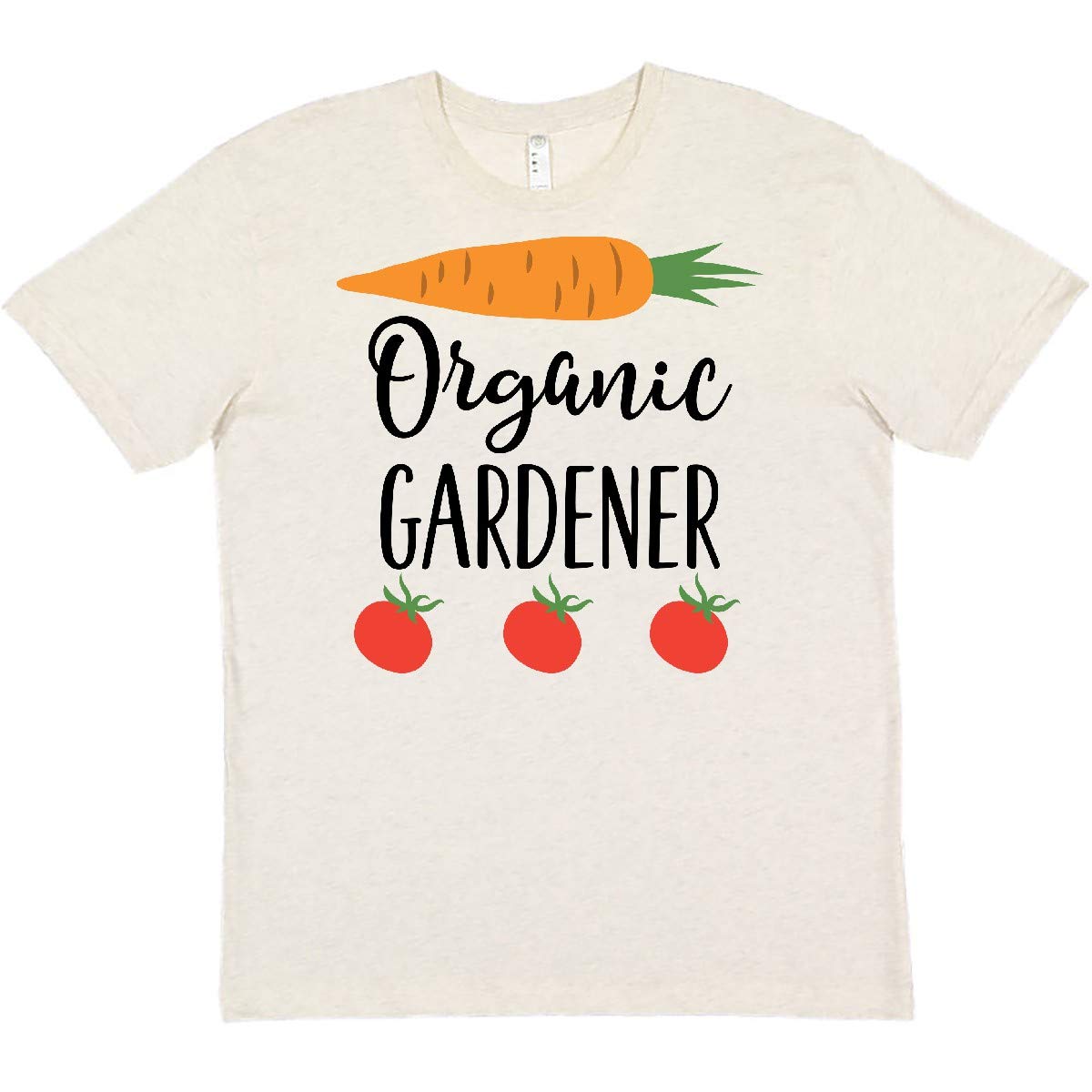 Inktastic Organic Gardener T-Shirt for Women & Men - Comfortable Gardening Shirt for Plant Lovers - Perfect for Outdoor Activities, Gardening Work & Nature Enthusiasts