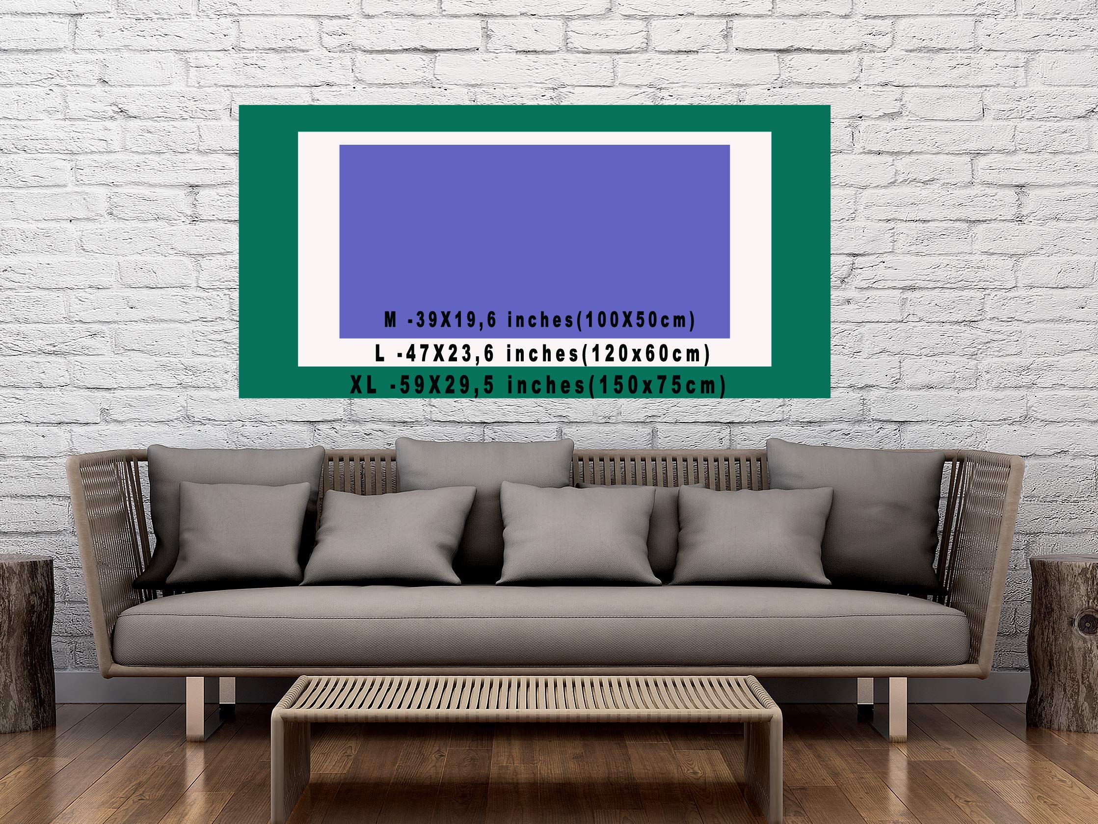 YOBESHO 99 Names of Allah Canvas Print - Islamic Wall Art for Home Decor, Unique Gift Idea with Beautiful Arabic Calligraphy (Model 8) - Perfect for Muslim Prayer Rooms, Mosques & Spiritual Spaces
