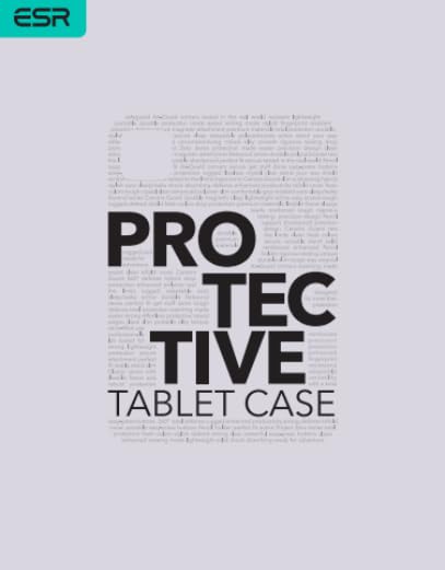 ESR iPad Air 11 Inch Case for M3/M2 (2025/2024) & 7th/6th/5th/4th Gen (2022/2020) - Slim Lightweight Protective Cover with Anti-Yellowing Clear Back, Compatible with Apple Pencil Pro & USB-C Pencil (Clear Purple) - Perfect for Work, School & Travel