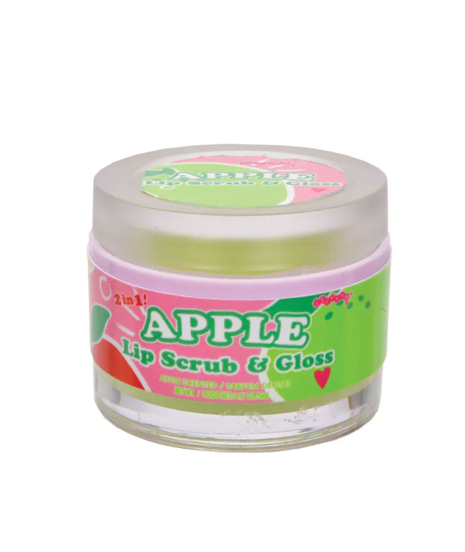 iScream Fruit Lip Gloss & Scrub Set - Natural Moisturizing Lip Care with Exfoliating Scrub for Soft, Plump Lips | Perfect for Daily Use, Gift Giving & Makeup Routine