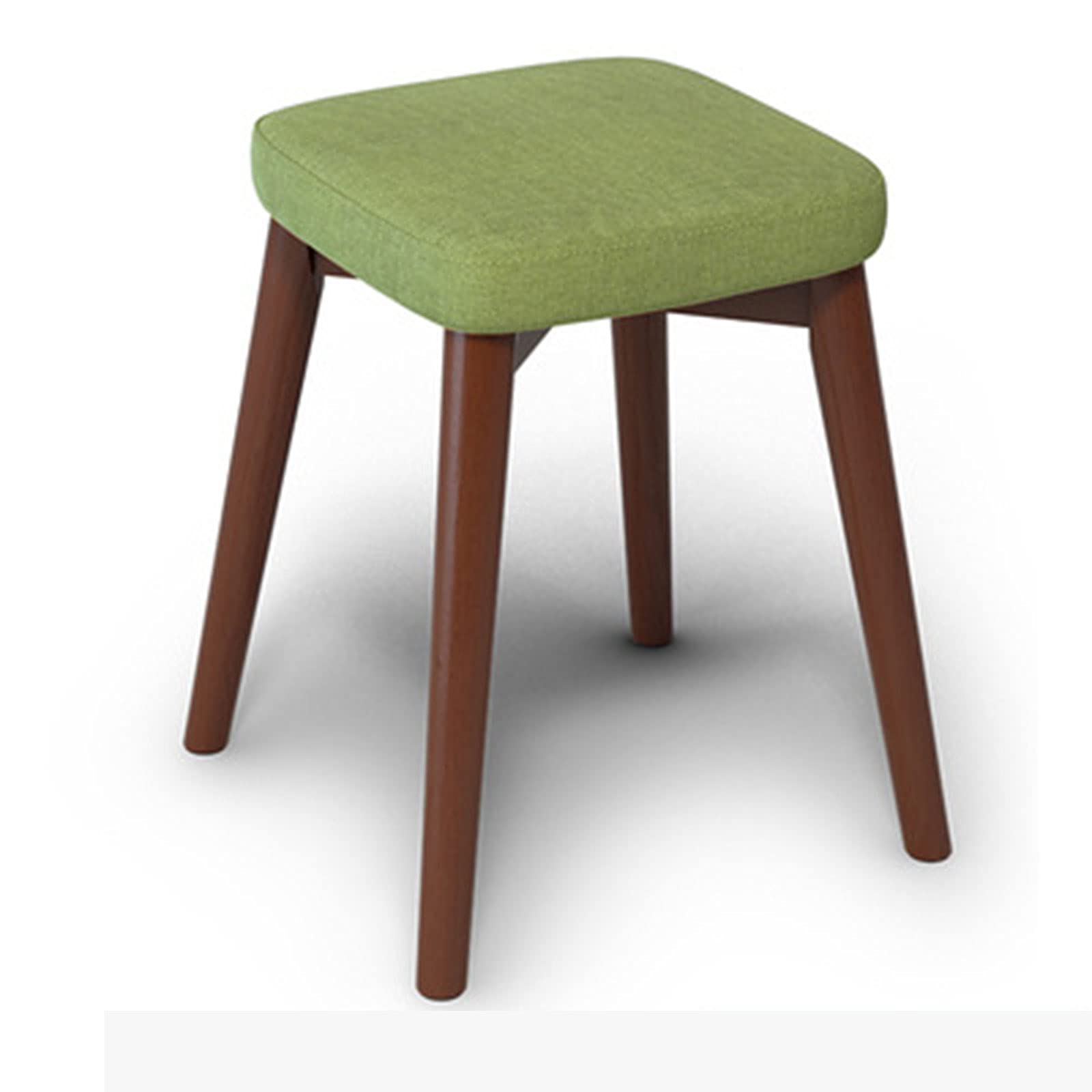 JIANM Vanity Bench with Padded Seat - Solid Wood Makeup Stool, Dressing Stool & Piano Bench, 14.5