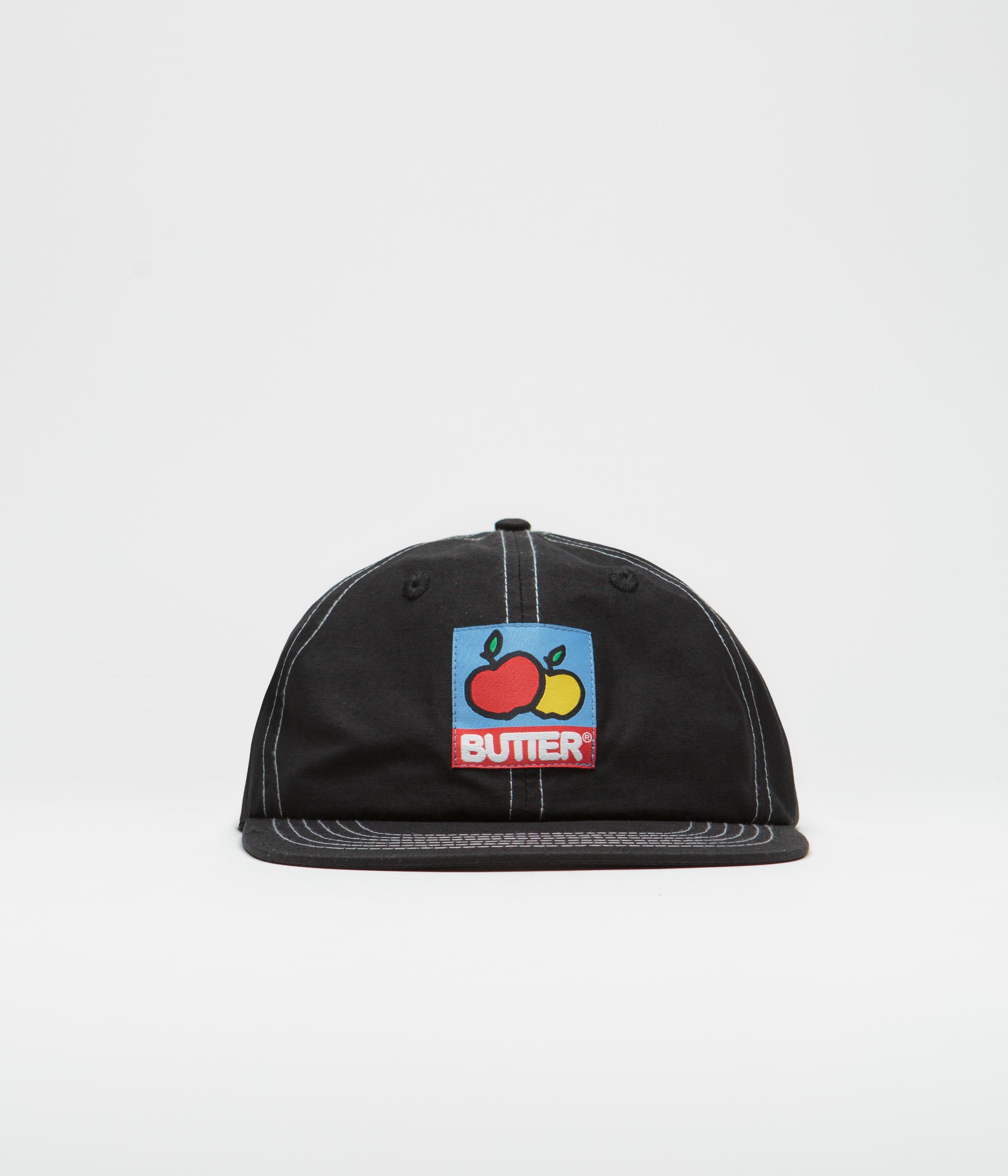 Butter Goods Grove Cap - Black Adjustable Snapback Hat for Men & Women | Perfect for Streetwear, Casual Outfits, and Outdoor Activities