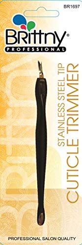 Brittny Cuticle Trimmer Set of 2 - Professional Nail Care Tool for Manicure & Pedicure at Home or Salon
