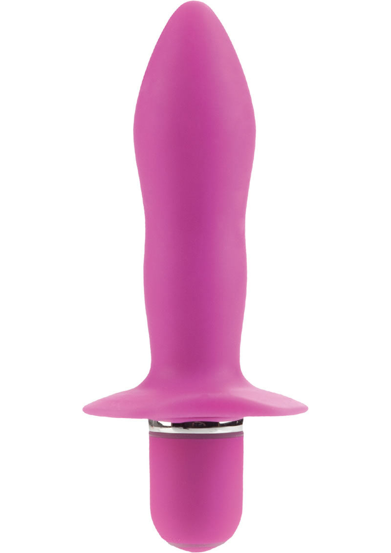 Silicone Vibrating Butt Plug for Women - Booty Rocket Anal Stimulator, Pink - Perfect for Couples Play & Solo Pleasure