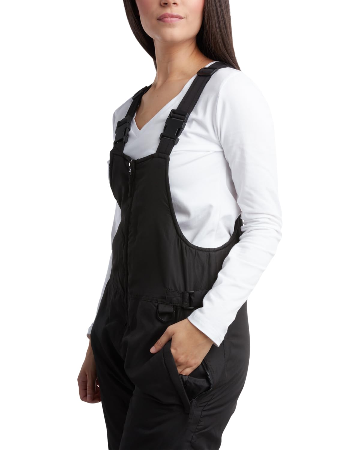 Cherokee Women's Insulated Waterproof Snow Bib Overalls - Winter Ski Pants for Cold Weather (Sizes S-3XL) | Perfect for Skiing, Snowboarding & Outdoor Winter Activities