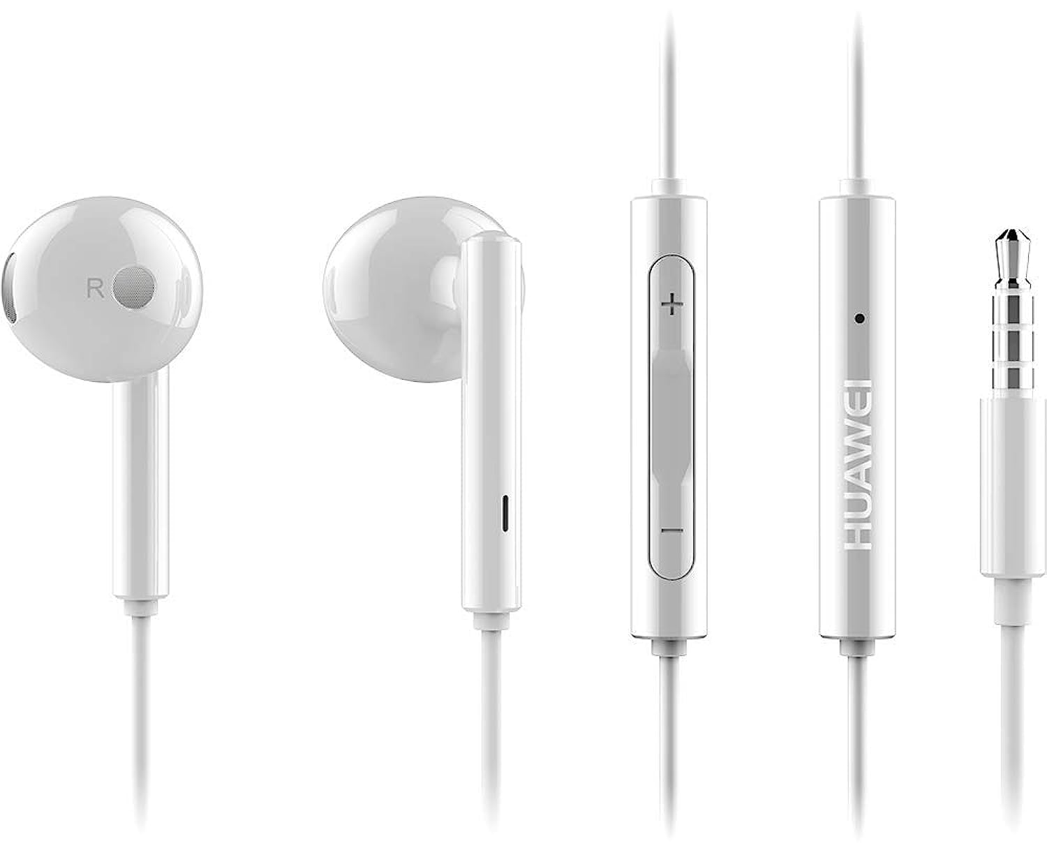 HUAWEI AM115 Wired In-Ear Headphones with Mic - Noise Isolation, Comfortable Fit for Music, Gaming, Calls - Perfect for Travel, Workouts, Office & Daily Use