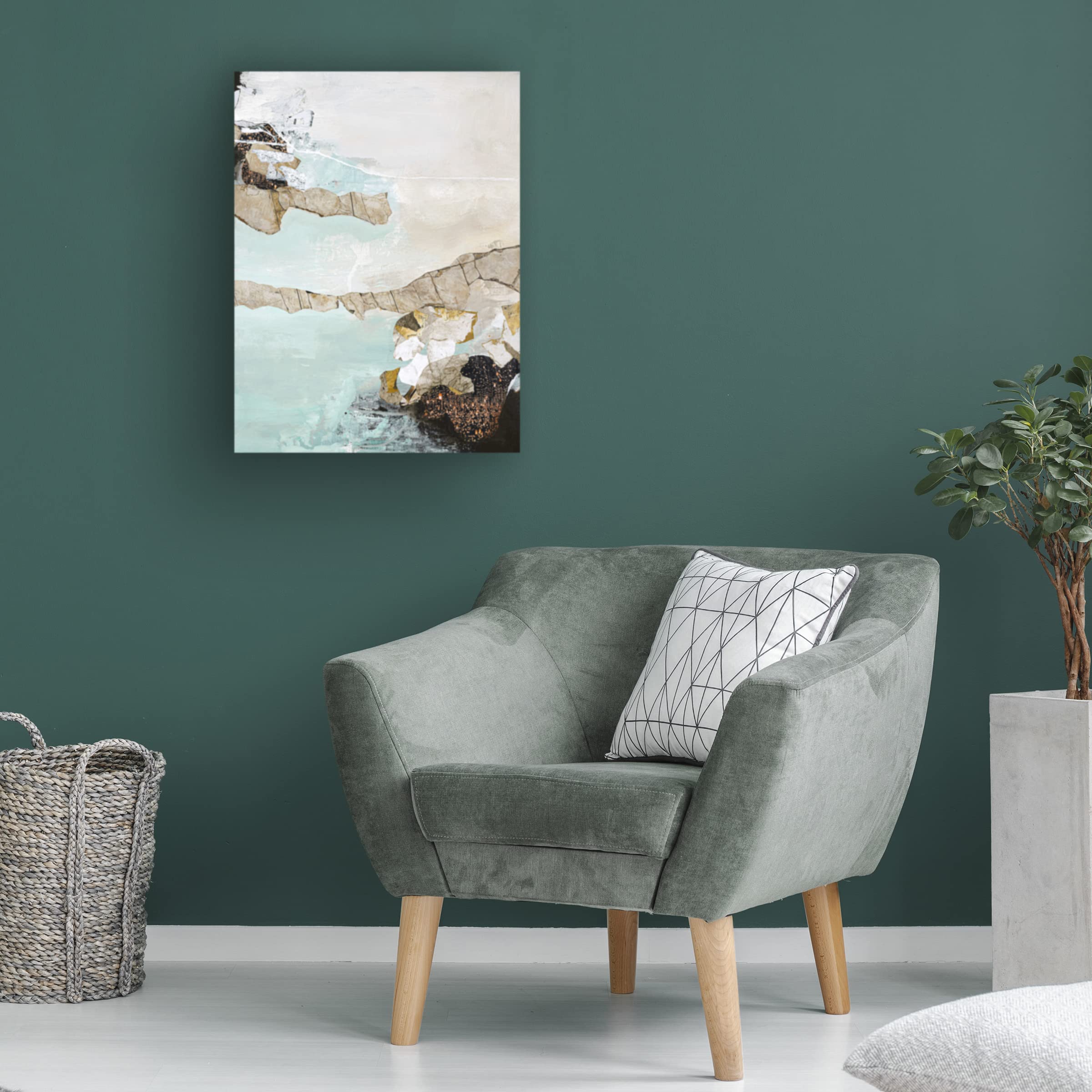 Design Fabrikken 'Art Piece 1' Canvas Wall Art Print - Modern Home Decor for Living Room, Bedroom & Office - Trademark Fine Art Collection