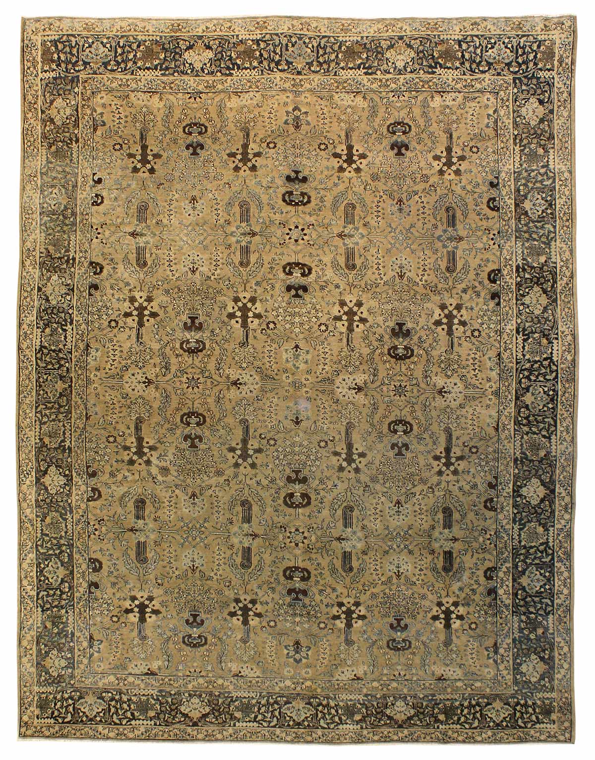 Handwoven Antique Tabriz Traditional Persian Rug - JF6456 - Perfect for Living Room, Bedroom & Home Decor