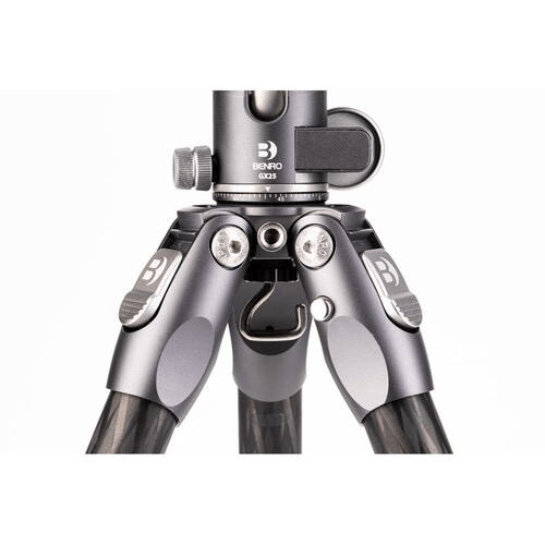 Benro Tortoise Columnless Carbon Fiber Tripod with GX25 Ballhead - 3-Section Twist Lock Legs, Lightweight Travel Tripod for DSLR Cameras | Perfect for Outdoor Photography, Hiking & Travel Adventures