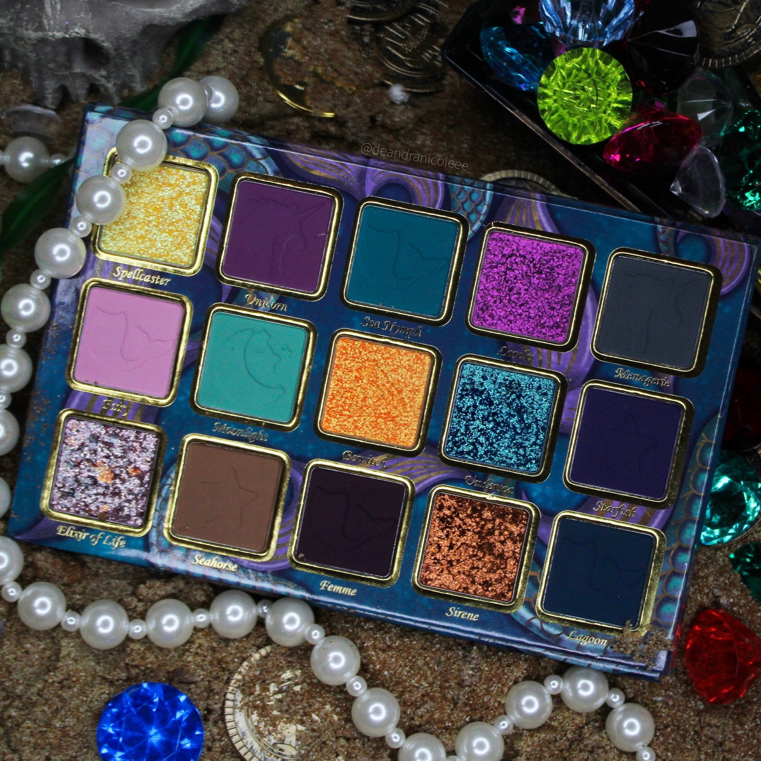 Call of the Sirens Eyeshadow Palette - 12 Highly Pigmented Matte & Shimmer Shades for Day & Night Makeup Looks | Perfect for Parties, Weddings & Special Occasions