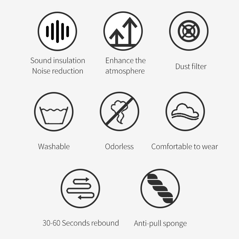 BGVP Memory Foam Eartips for Earphones - Noise Isolating Replacement Tips for AirPods, Galaxy Buds & Wireless Earbuds - Perfect for Workouts, Commuting & Travel