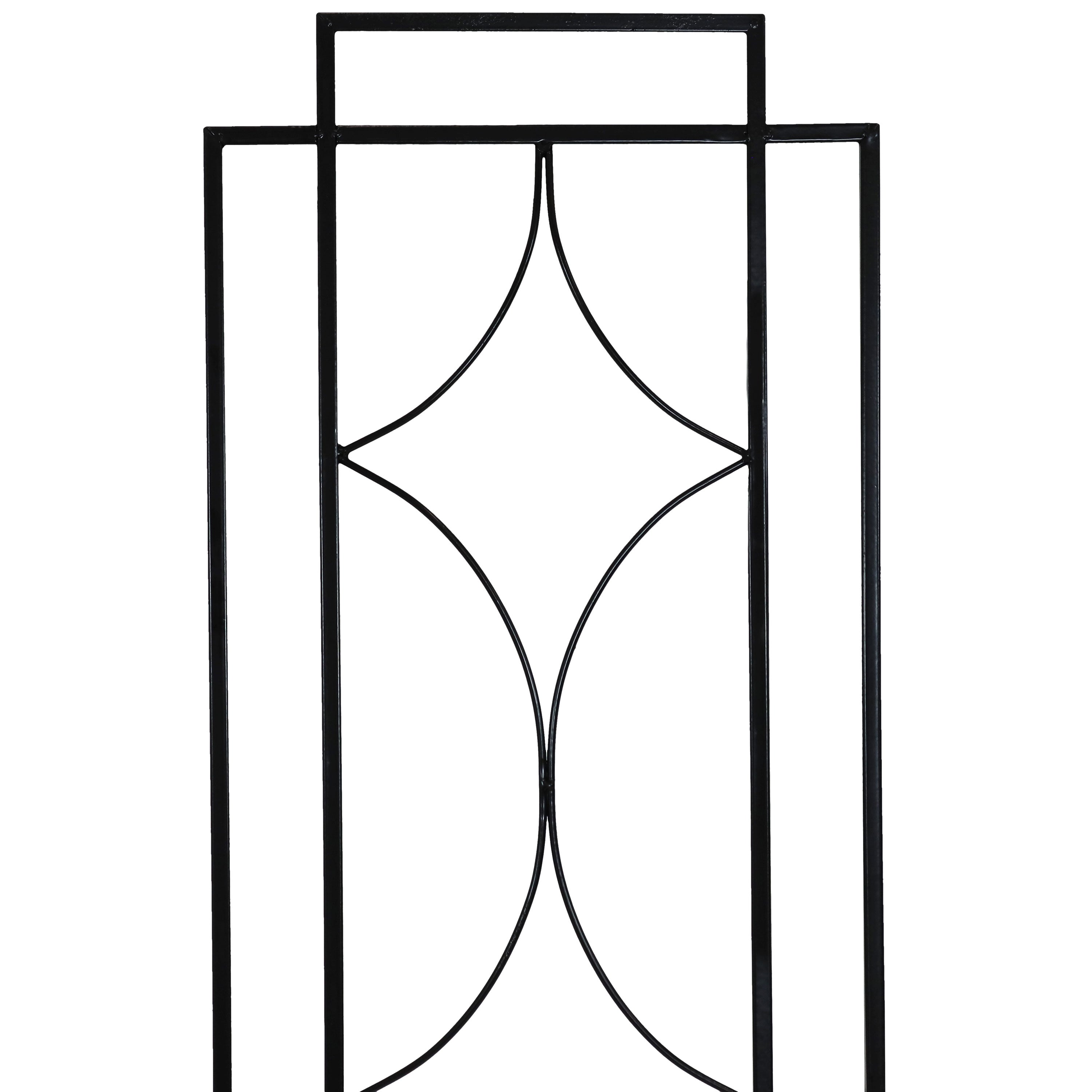 Stylish Sunnydaze 2-Piece Diamond Trellis for Climbing Plants - Perfect for Garden Vine Support, Outdoor Decor & Vertical Gardening