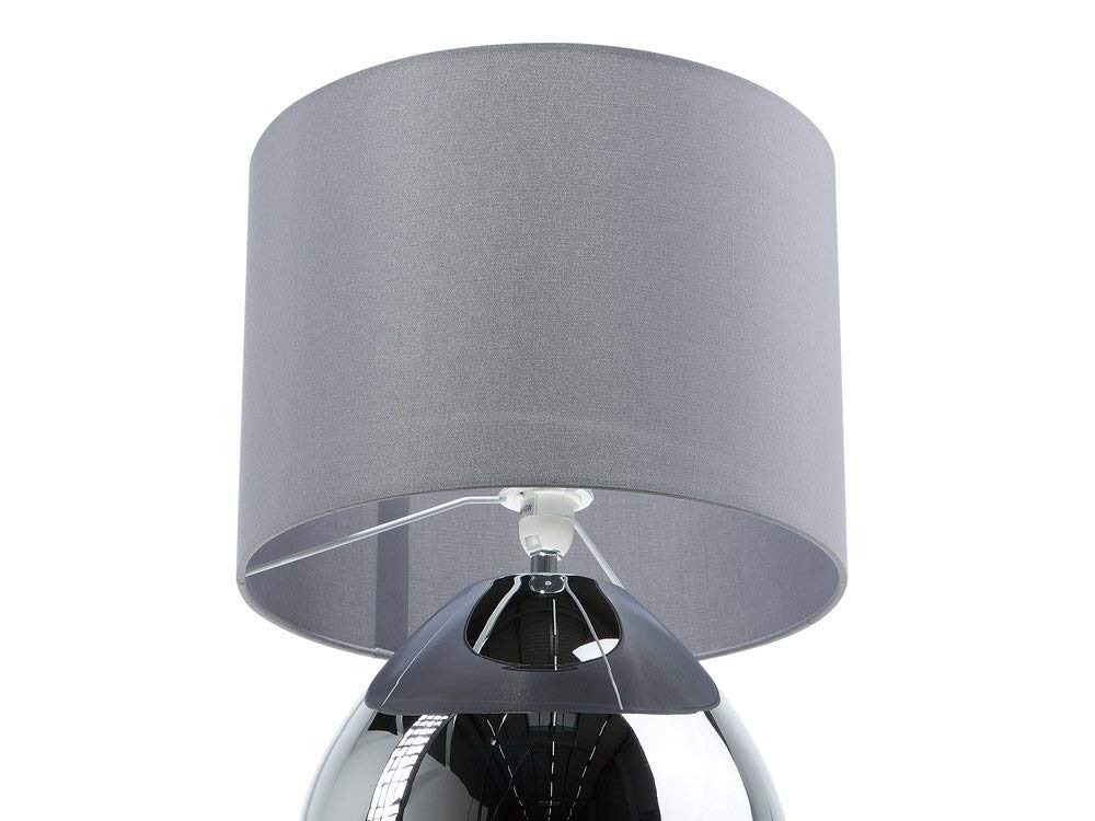 Nordic Minimalist Table Lamp - Silver Grey for Bedroom & Bar Decor
