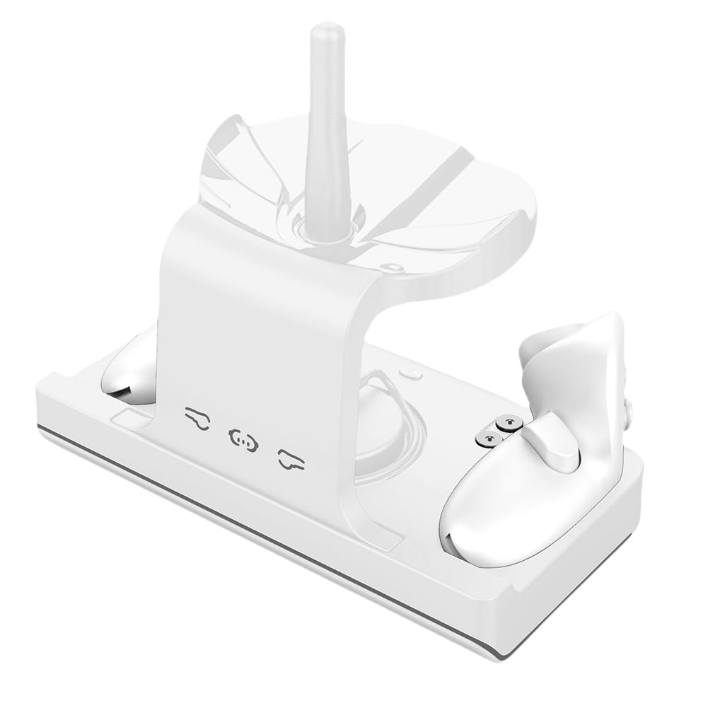 Junerain USB-C 5V Charging Station with LED Indicator - Simultaneous Charging Dock for Meta Quest 3 & Headphones - Fast Charging Hub for Gaming & VR Accessories | Perfect for Home, Office & Gaming Setup