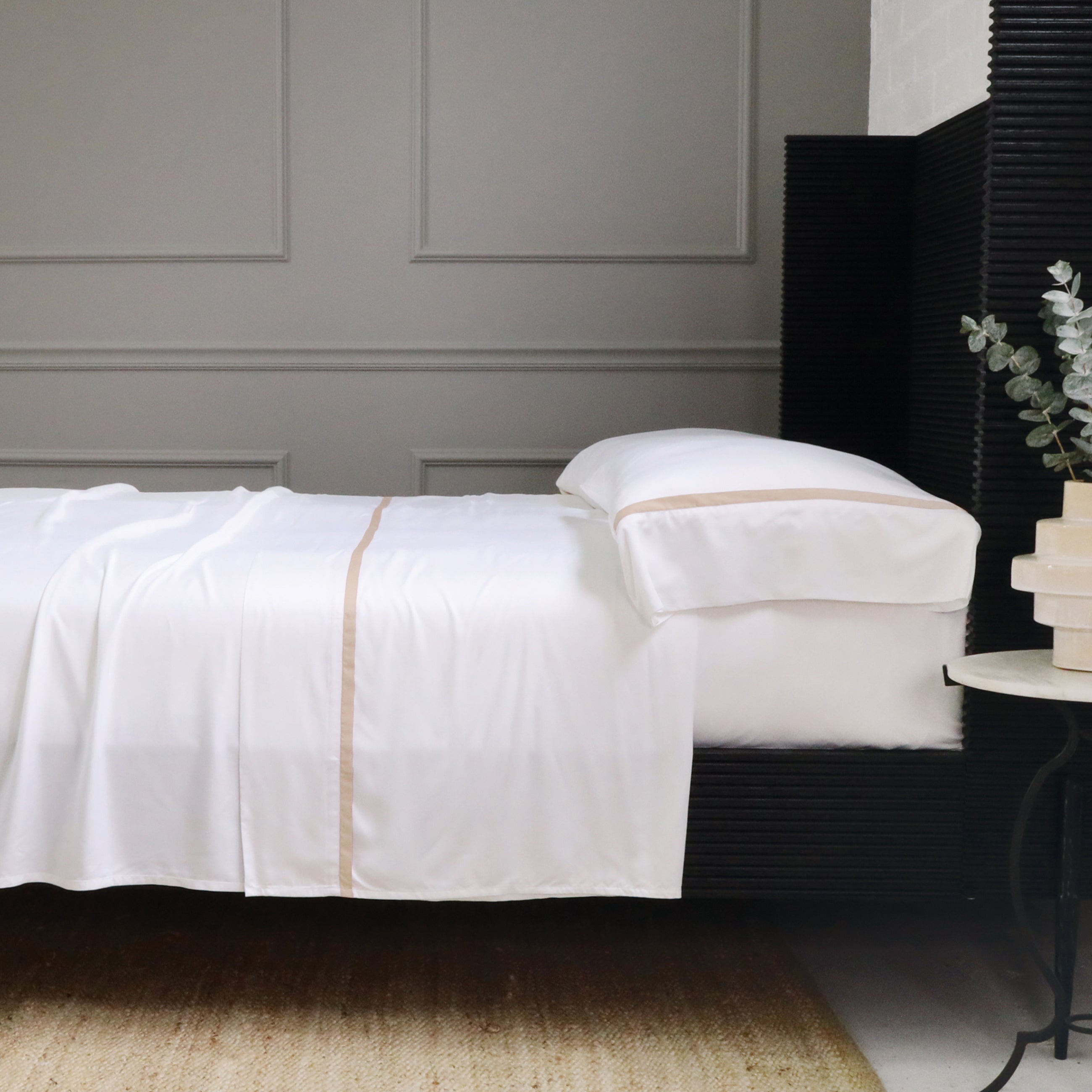 Premium Langston Bamboo Sateen Sheet Set - Soft 100% Bamboo Bed Sheets, Breathable & Hypoallergenic - Perfect for Luxury Bedding, Hot Sleepers & Eco-Friendly Homes