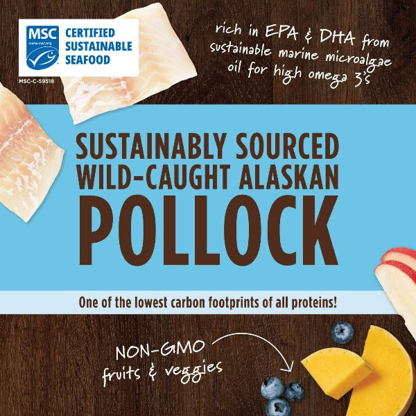 Instinct Raw Boost Mixers Wild Caught Alaskan Pollock Recipe Dog Food Topper - 5oz | Grain-Free Protein Supplement for Dogs | Perfect for Kibble Topping & Training Treats