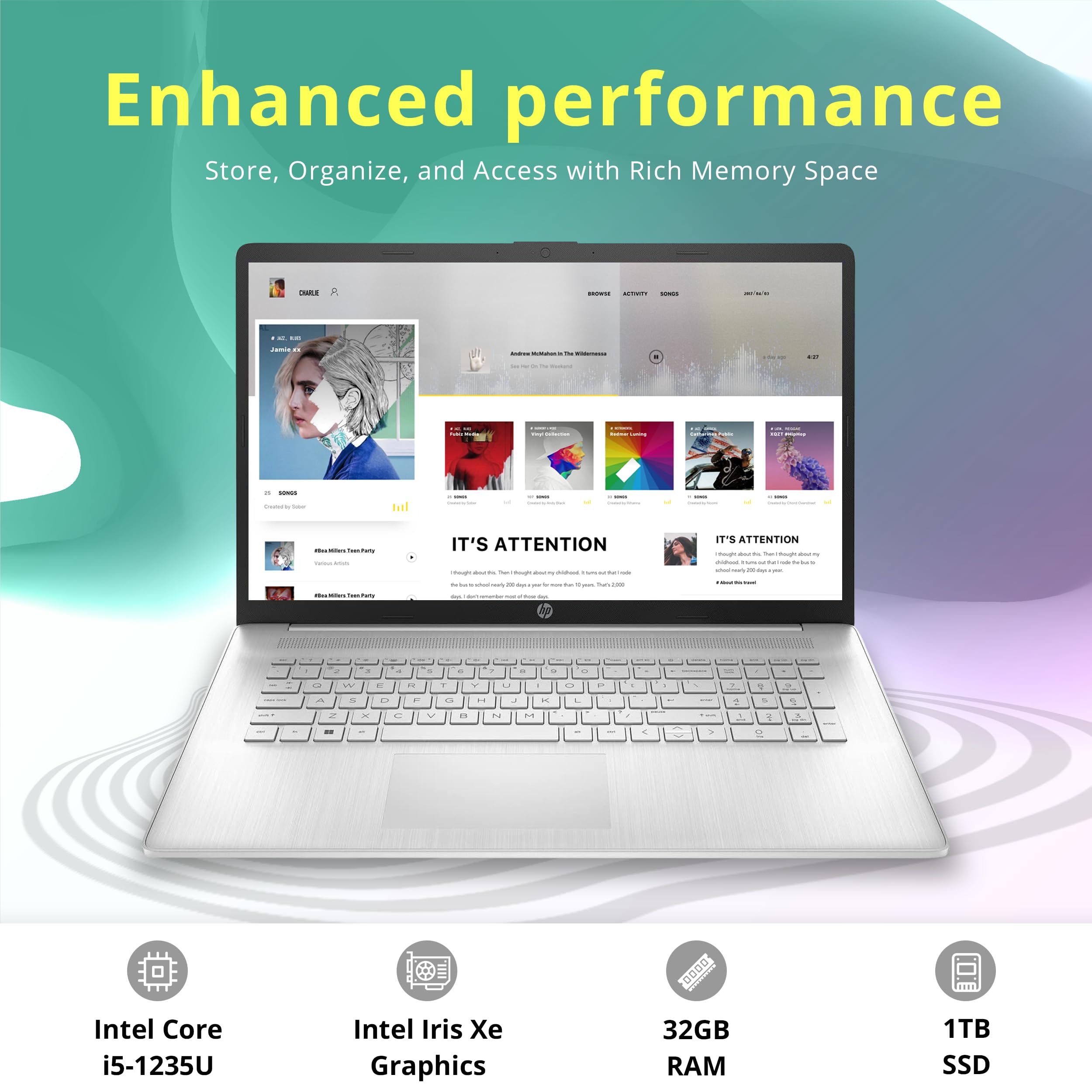 Renewed HP 17.3