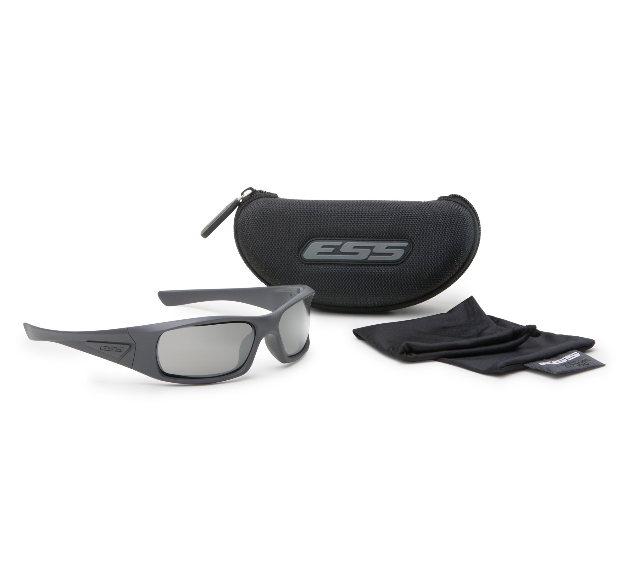ESS EE9006-05 Gray Mirror Safety Glasses - Anti-Fog, Scratch-Resistant ANSI Z87.1 Certified for Construction, Woodworking & Outdoor Activities