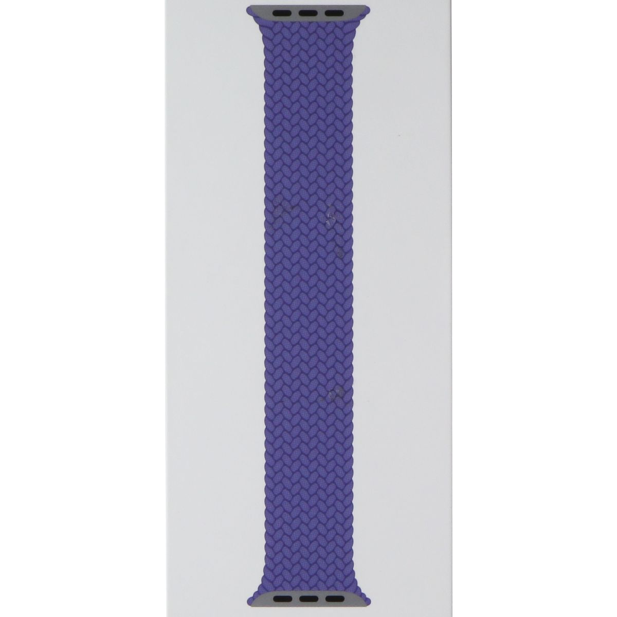 Apple Watch 45mm Braided Solo Loop Band - Compatible with 49mm, 46mm, 45mm & 44mm Models - Size 10 in Lavender | Comfortable Stretchable Woven Nylon Strap for Workouts, Running & Everyday Wear