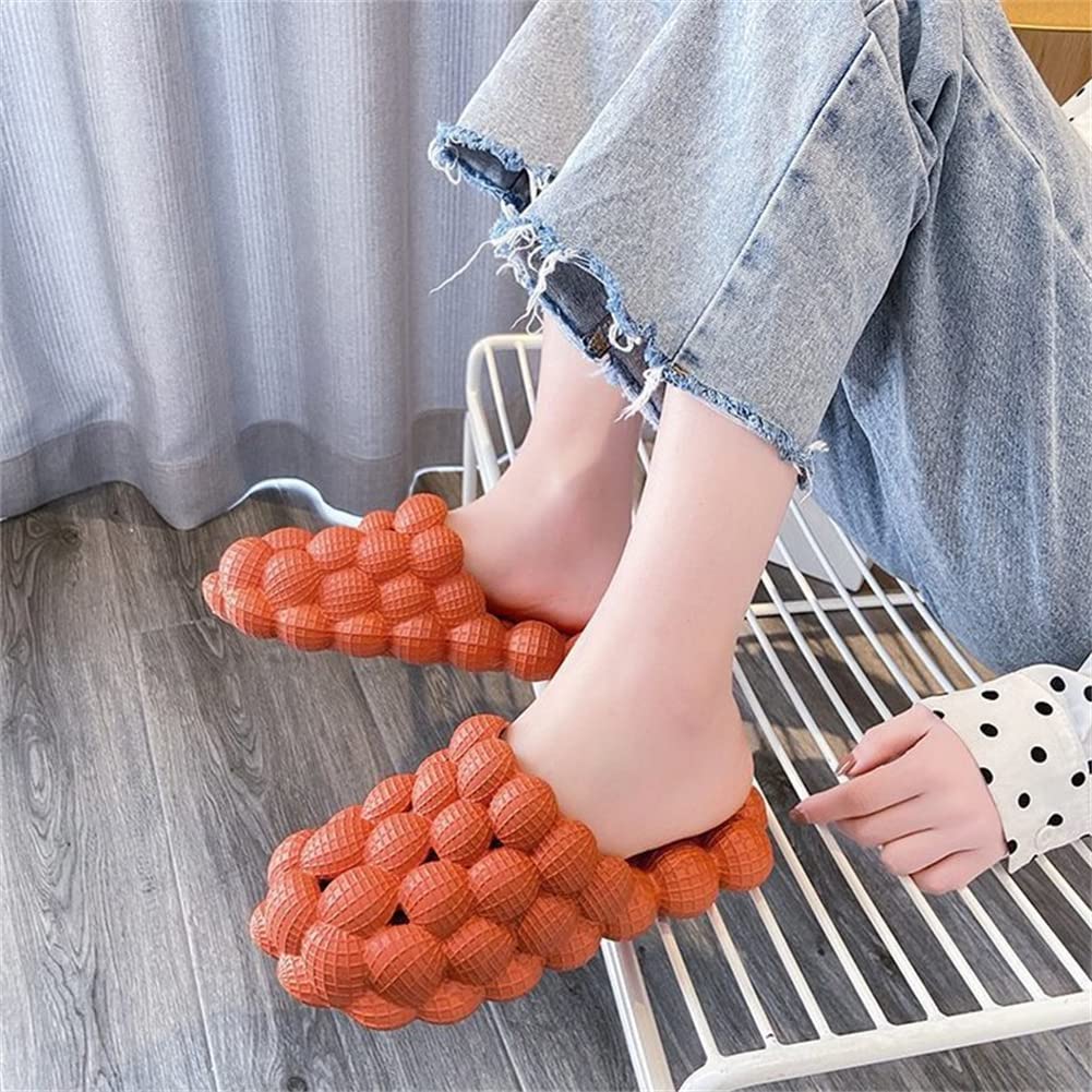 **ZXWFOBEY Women's & Men's Thick Sole Massage Slippers - Soft Foam, Non-Slip, Waterproof Shower Shoes for Home, Spa & Bathroom Comfort**