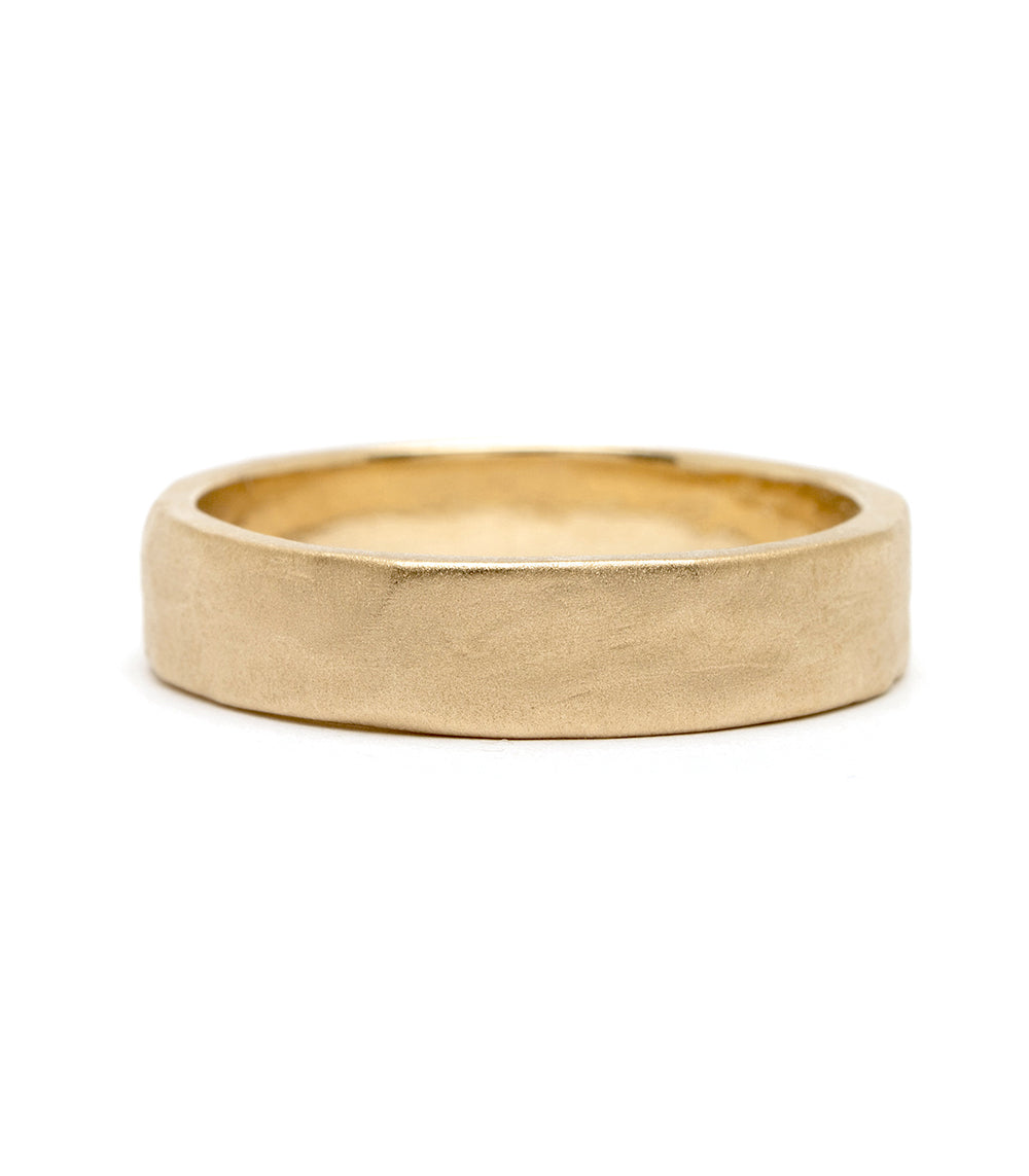Raw Texture Wedding Band Ring for Men & Women - Handcrafted Rustic Matte Finish Tungsten or Titanium - Perfect for Couples, Engagements, Anniversaries & Everyday Wear