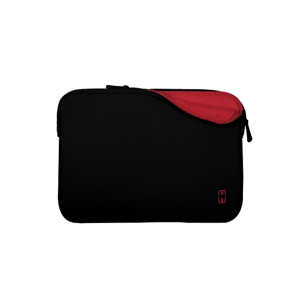 Premium MacBook Air 13 Case 2018 Model - Slim Protective Cover with Anti-Scratch Design (Black/Red) | Perfect for Work, Travel & School Use