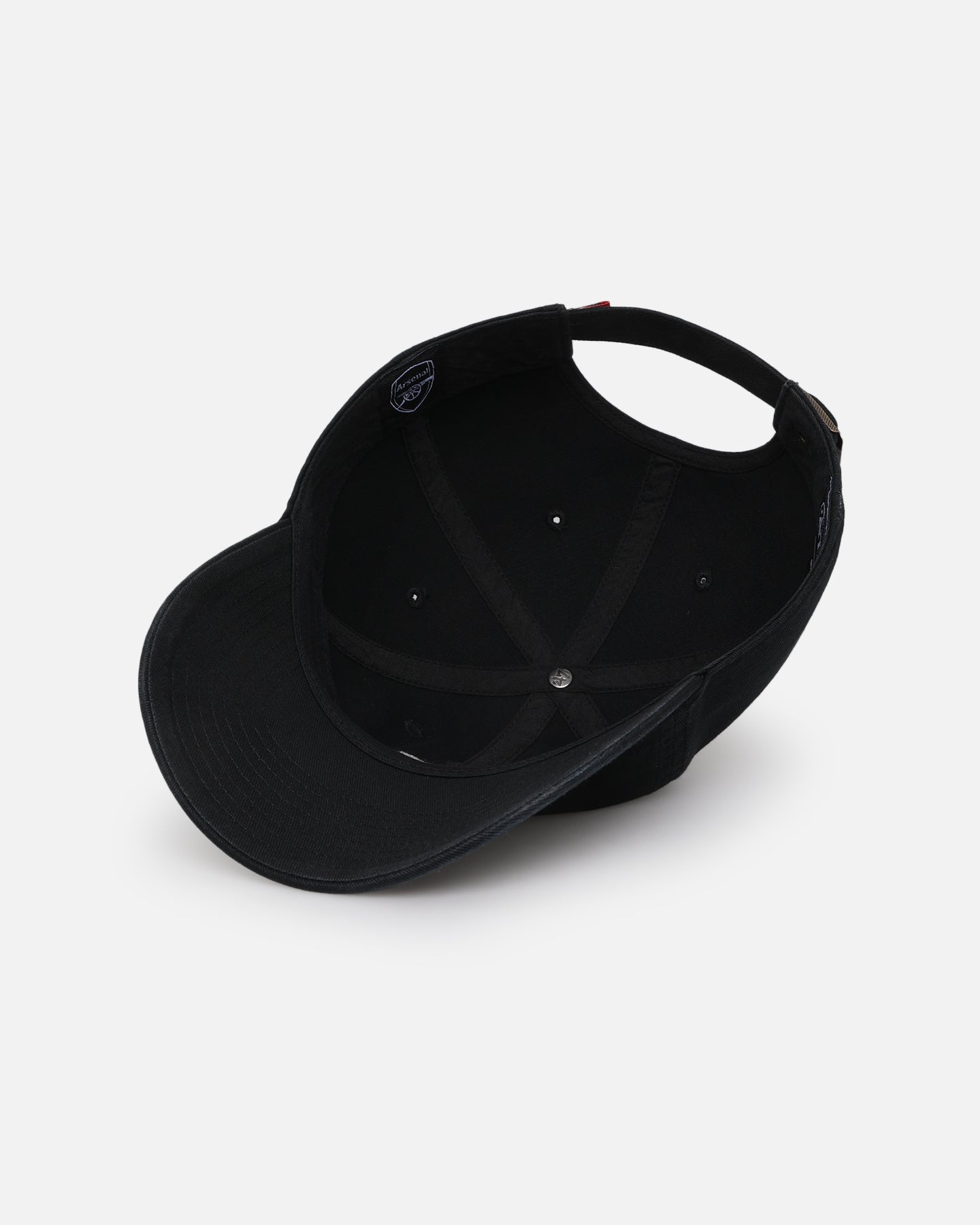 47 Brand Arsenal 47 Clean Up Strapback Black Hat - Adjustable Baseball Cap for Men & Women - Perfect for Sports, Casual Wear & Fan Gear