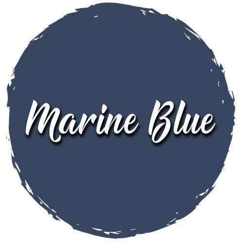 Shabby Paints Chalk Acrylic Paint - Marine Blue (8 oz) for Furniture, DIY Crafts, Home Decor & Chalkboard Projects - Premium Matte Finish Paint for Wood, Metal & Glass Surfaces