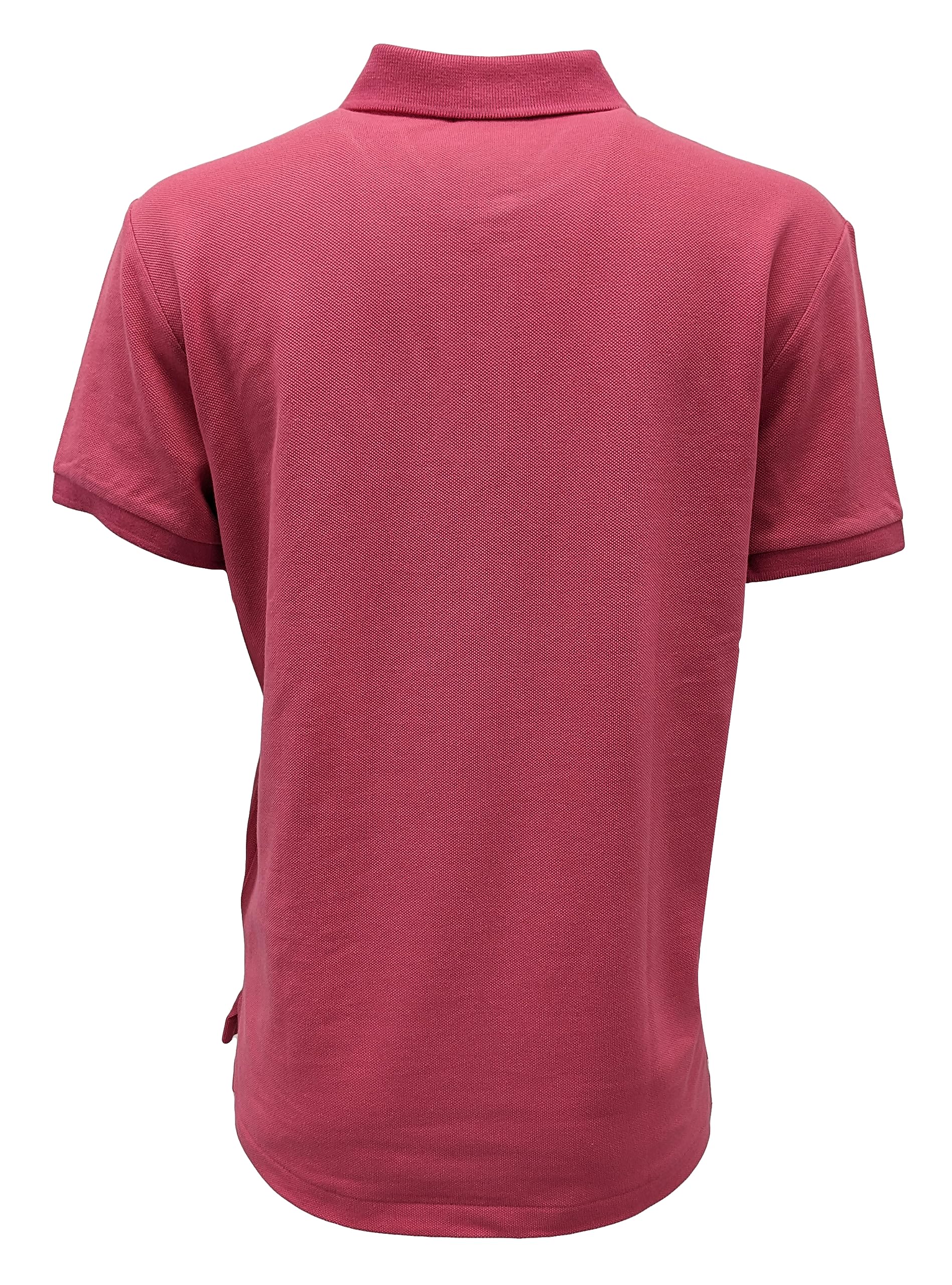 POLO RALPH LAUREN Women's Classic Fit Mesh Polo Shirt - Breathable Cotton, Slim Design (Small, Dark Pink) | Perfect for Golf, Tennis & Casual Summer Outfits
