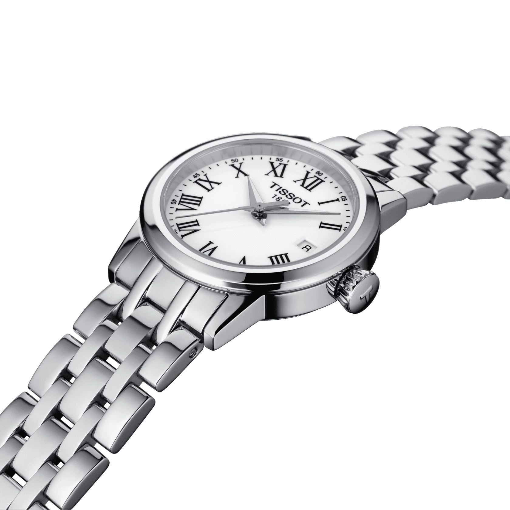 Tissot Classic Dream Lady Stainless Steel Watch - 28mm White Dial Women's Wristwatch for Business, Casual & Special Occasions