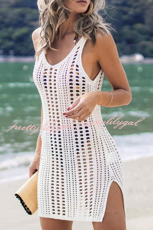 Wandering Soul Crochet Cover Up Dress - Boho Beach Cover Up, Summer Lace Kimono, Festival Outfit for Women | Perfect for Beach Vacations, Music Festivals & Boho Chic Style
