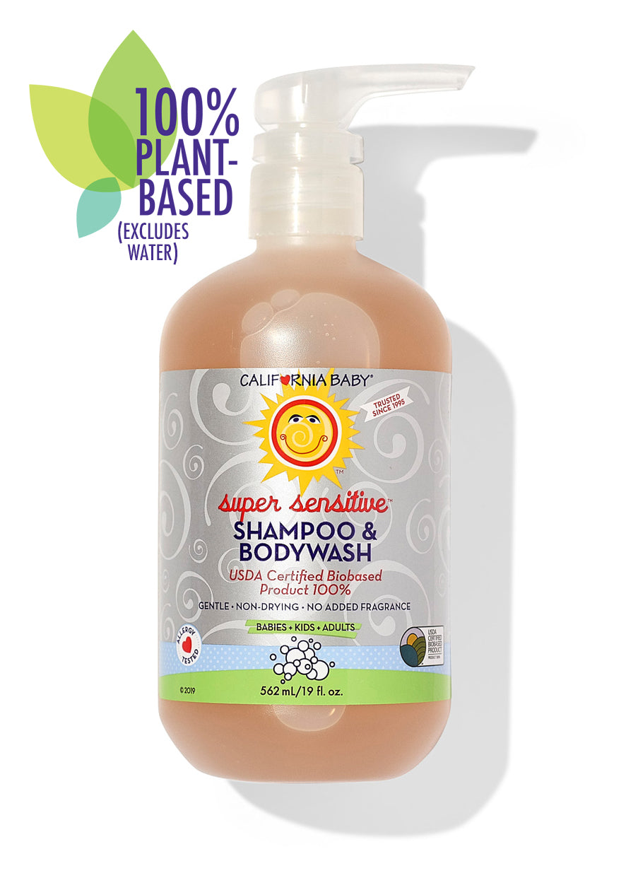 Fragrance-Free Super Sensitive Shampoo & Body Wash for Babies & Adults - Gentle Cleansing for Sensitive Skin, Eczema & Allergies - Perfect for Daily Bath & Shower Routine