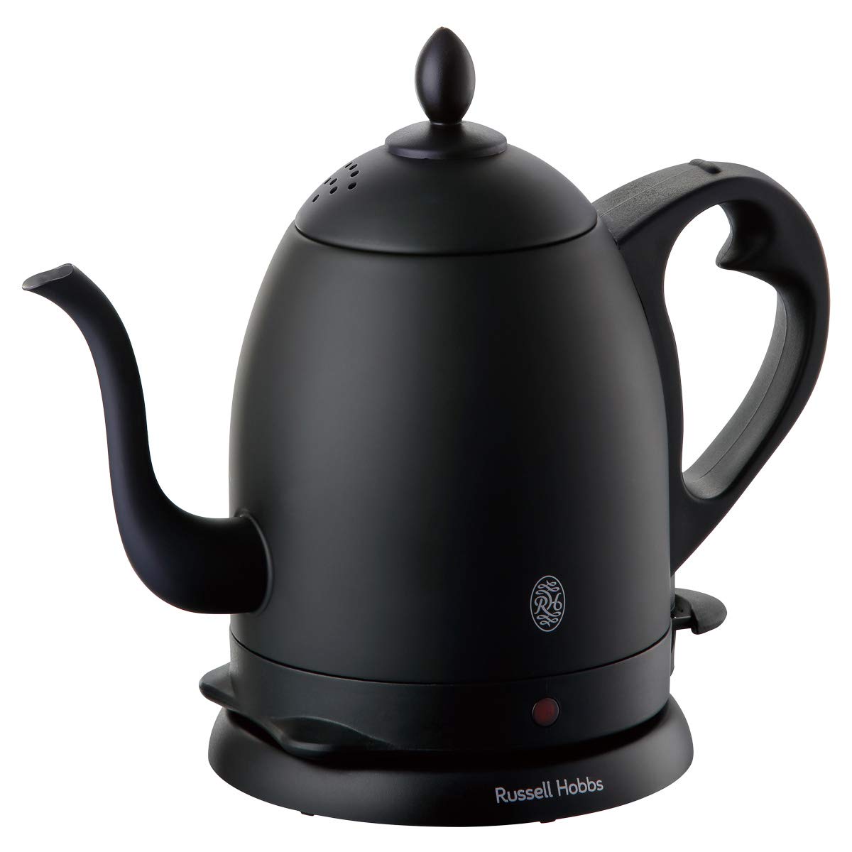 Russell Hobbs 7408JP-88 Matte Black 0.8L Electric Cafe Kettle - Fast Boiling for Coffee, Tea & Hot Drinks in Home, Office or Dorm Room
