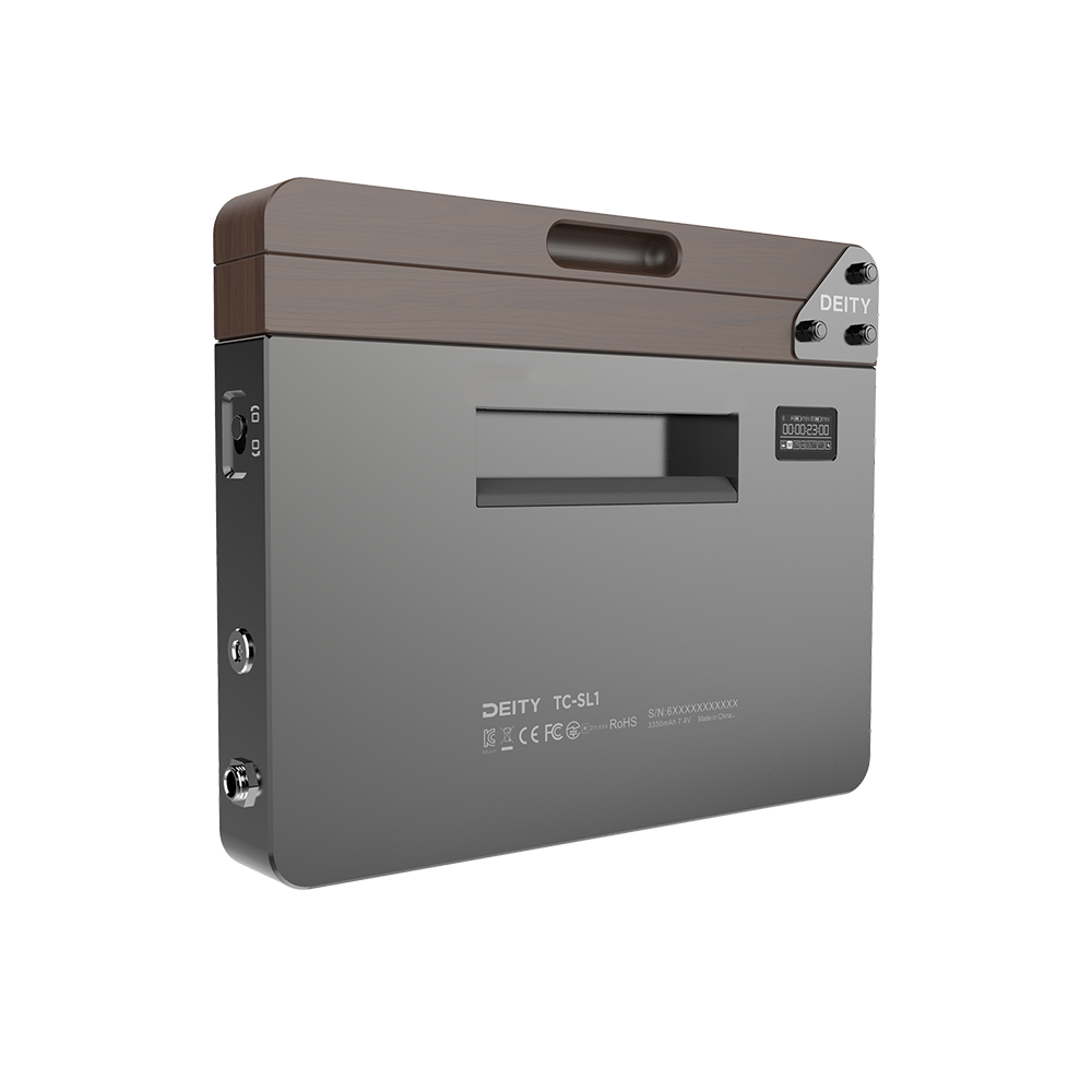 TC SL1 Timecode Slate - Professional Film & Video Production Clapperboard with Timecode Sync - Perfect for Movie Sets, TV Shows, and Digital Content Creation