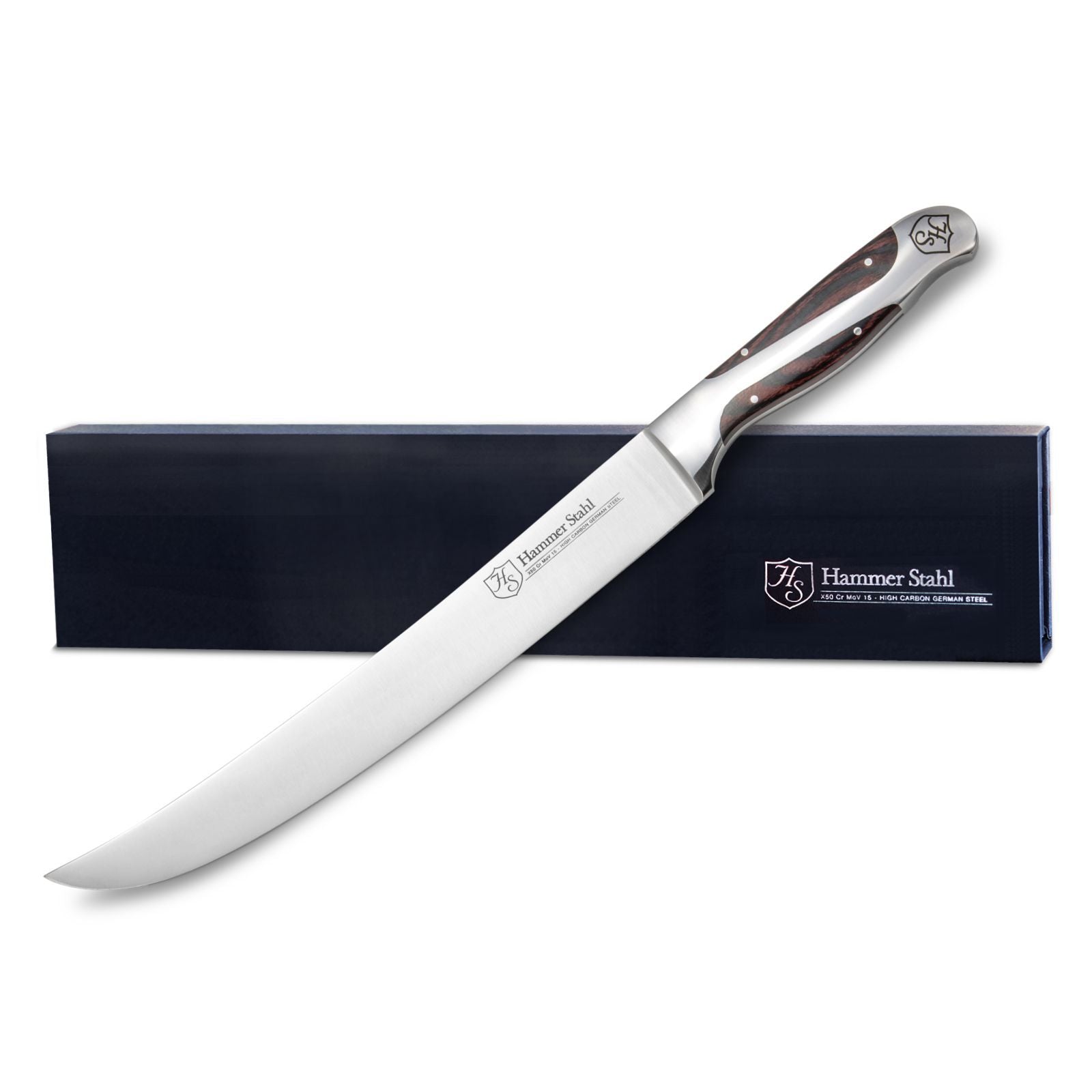 Premium Hammer Stahl Scimitar Knife - High-Quality Carbon Steel Blade for Outdoor, Camping & Survival - Perfect for Hunting, Bushcraft & Tactical Use