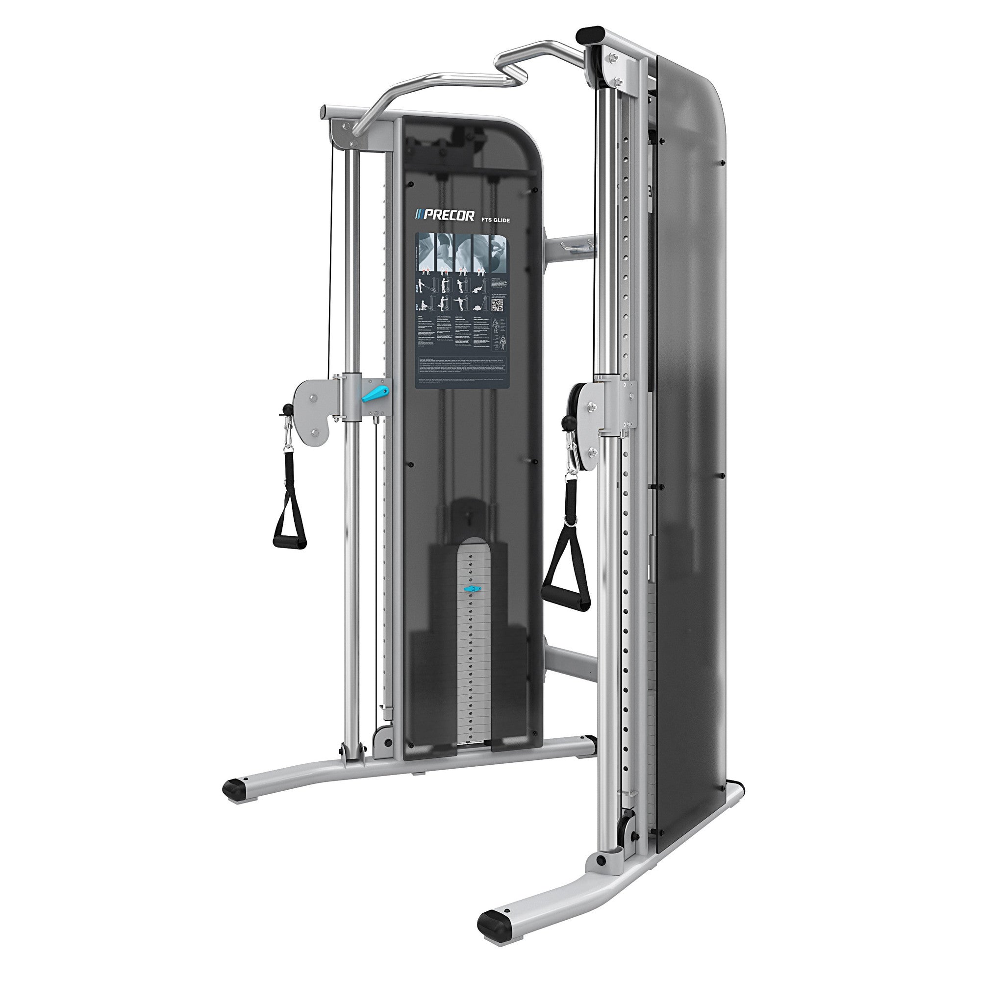 Precor FTS Glide Functional Trainer - Premium Home Gym Equipment for Full-Body Workouts | Strength Training & Cardio Machine for Home Fitness & Commercial Use