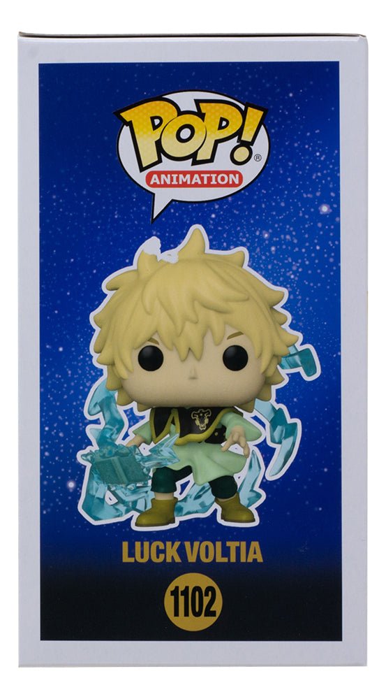 Luck Voltia Black Clover Funko Pop! Vinyl Figure #1102 - Anime Collectible for Fans & Gift Idea for Anime Lovers - Perfect for Display, Gifting, and Cosplay Events