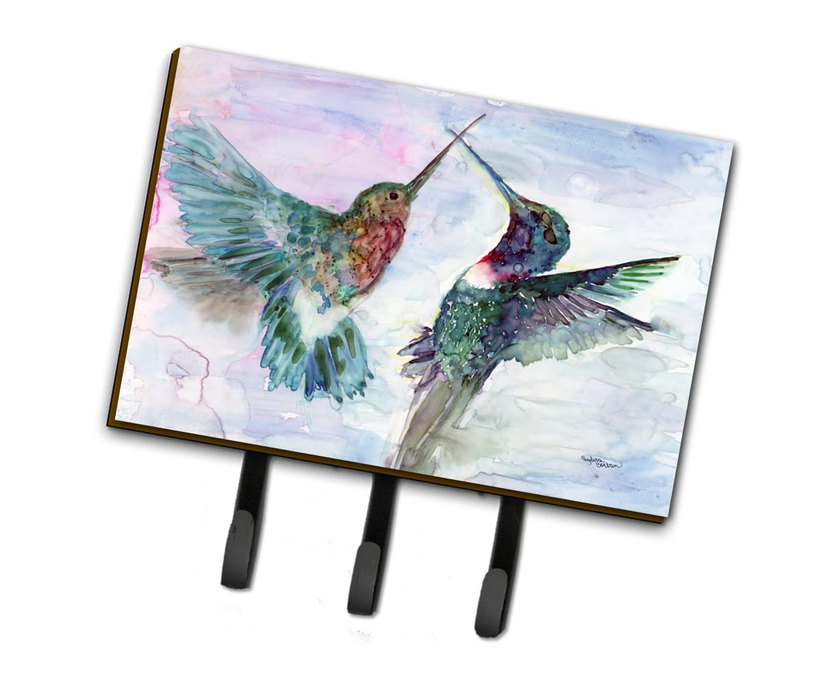 Caroline's Treasures 8968TH68 Hummingbird Wall Hook - Multi-Purpose Key Holder, Coat Rack & Leash Organizer - Perfect for Entryway, Kitchen & Bathroom Organization