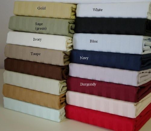 1000 Thread Count 100% Egyptian Cotton 6-Piece Queen Bed Sheet Set - Ultra Soft, Deep Pocket (Fits 24