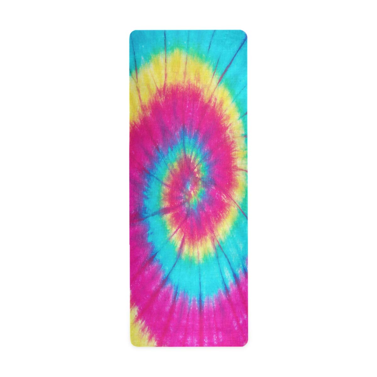 ALAZA Non-Slip Pineapple Beach Yoga Mat - Eco-Friendly Exercise Mat for Yoga, Pilates & Floor Workouts - Perfect for Home Gym, Outdoor Beach Yoga & Fitness Studios