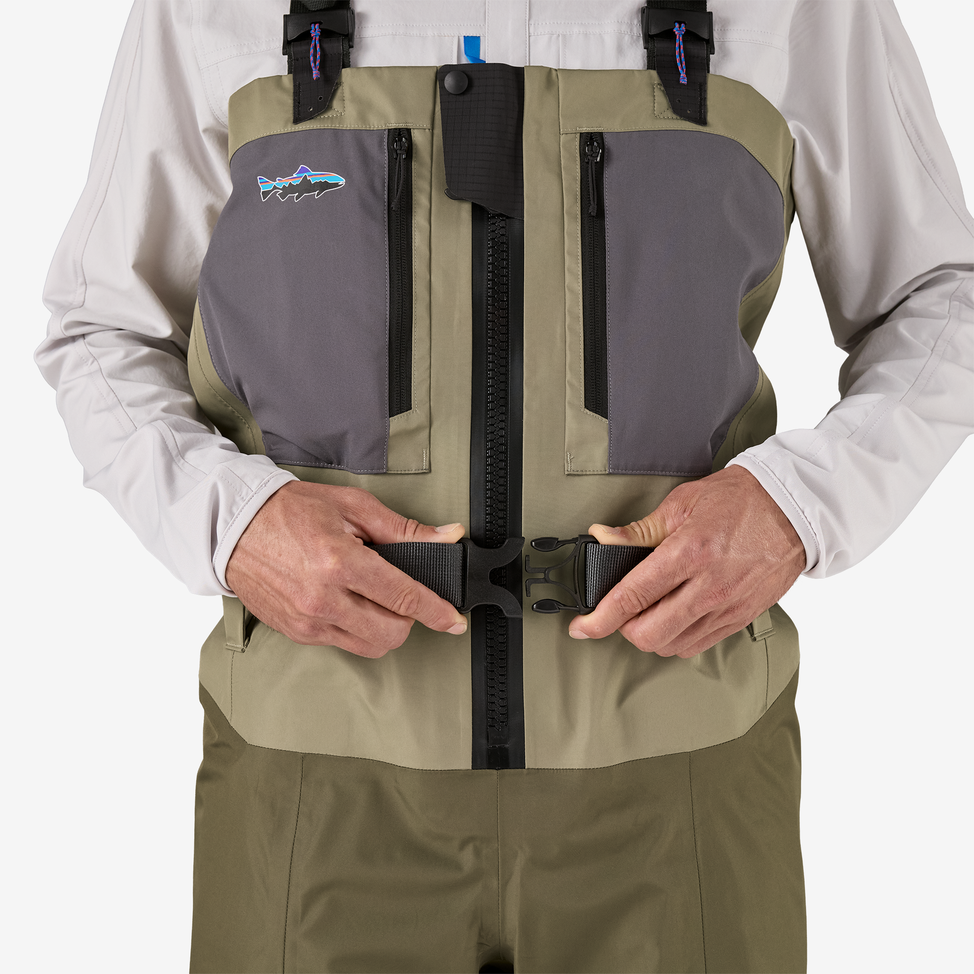 Men's Swiftcurrent Traverse Zip Front Waders - Waterproof Fishing Waders for Men with Front Zipper - Perfect for Fly Fishing, Hunting & Outdoor Adventures