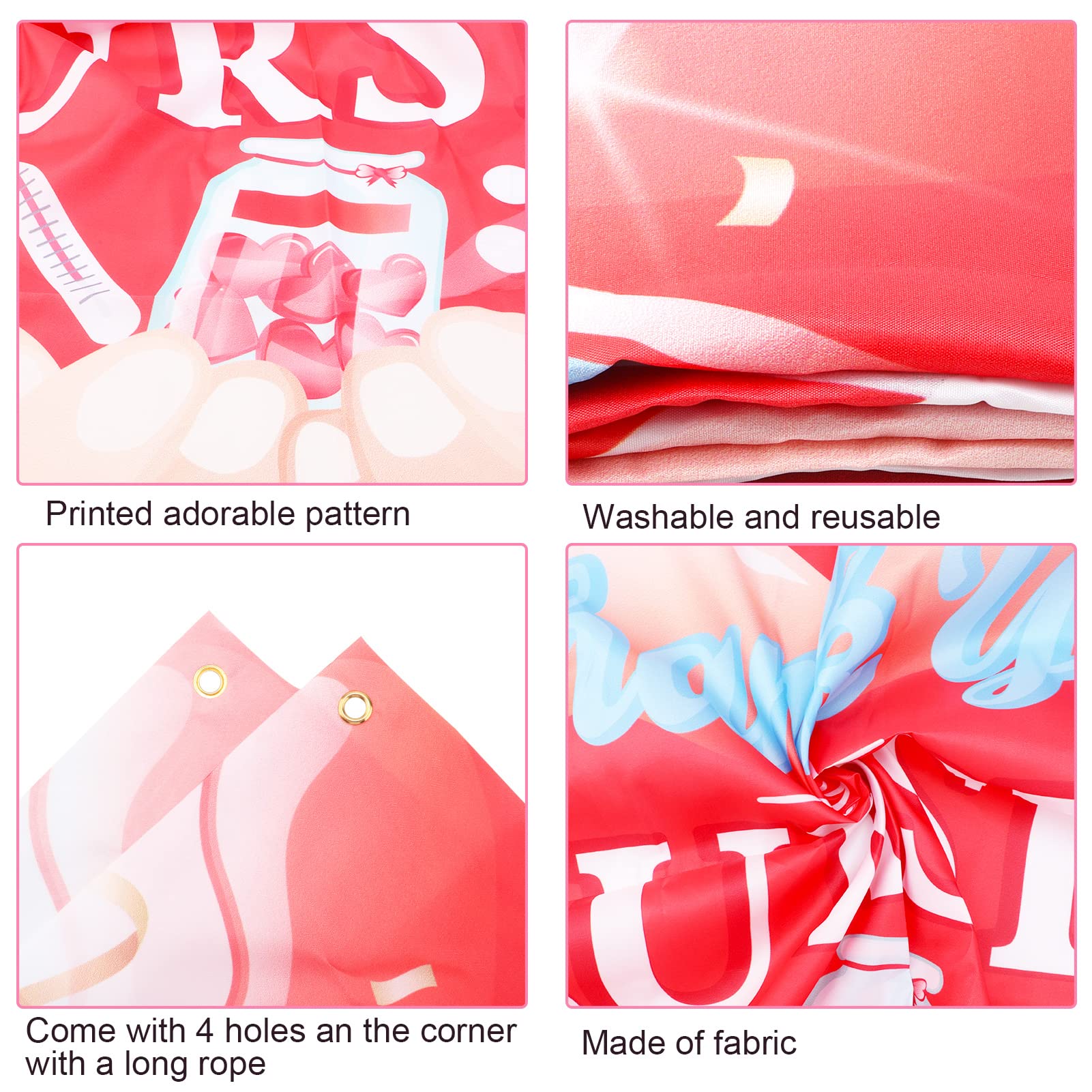 2024 Nurse Appreciation Week Banner Decorations - Thank You Nurses Backdrop for Nursing Day Party, National Nurses Week & RN Graduation - Medical Doctor Celebration Decor for Hospitals, Clinics & Healthcare Events