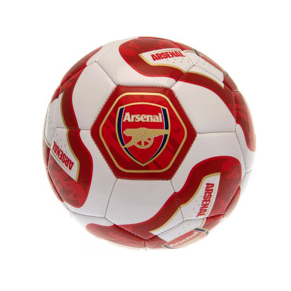 Official Arsenal FC Tracer Football - Glow in The Dark Soccer Ball for Night Games, Training, and Gifts for Soccer Fans