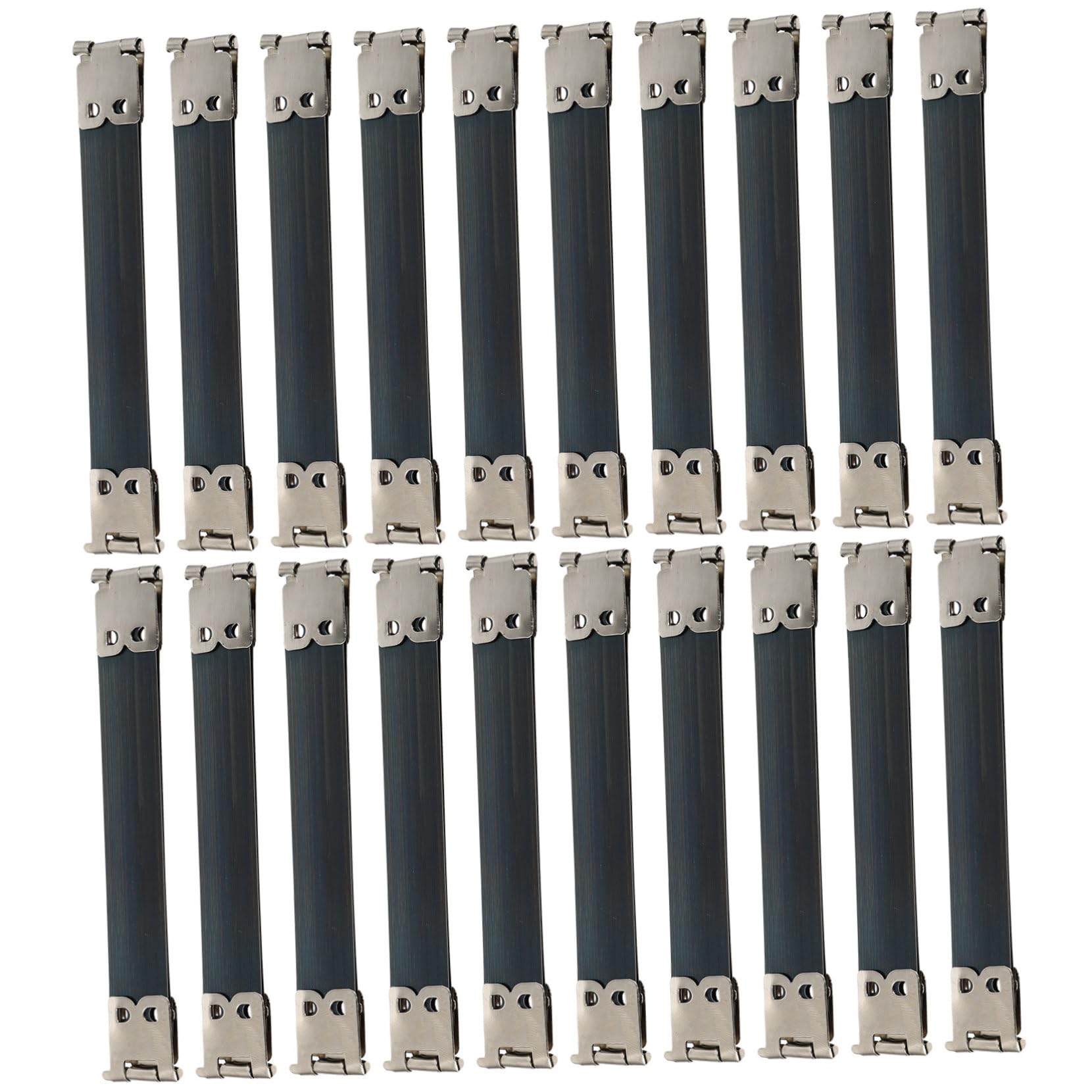 EXCEART 20pcs Gold & Silver Metal Purse Frames - Shrapnel Bar Clutch Bag Hardware, Flex Frames Replacement Hinge Pin for DIY Wallets & Handbags (Perfect for Crafting, Repairing & Upgrading Purses)