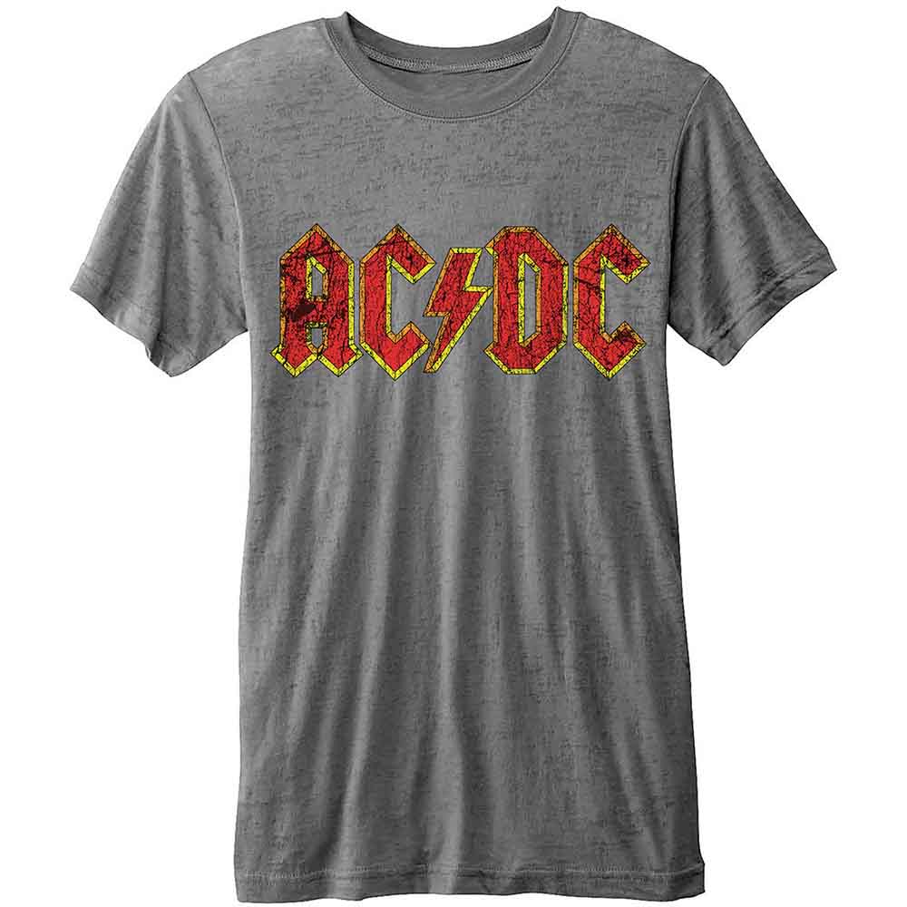 AC/DC Classic Logo Band T-Shirt - Vintage Rock Music Tee for Concerts & Casual Wear